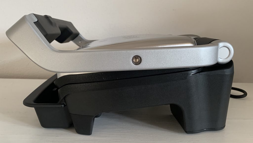 Tefal OptiGrill Elite GC750D16 Kontaktgrill von der Seite