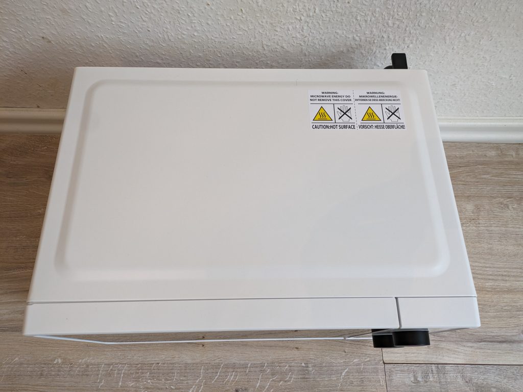Toshiba MM2-MM20PF Mikrowelle von oben