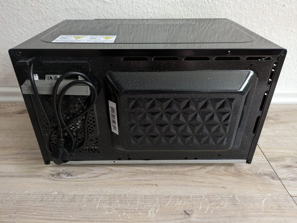 Toshiba MV-AM20T Mikrowelle von hinten
