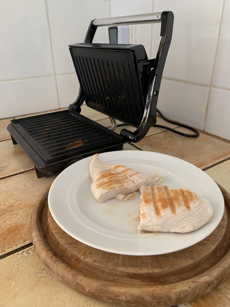 Tristar GR-2846 Kontaktgrill Grillergebnis nach 5 Minuten