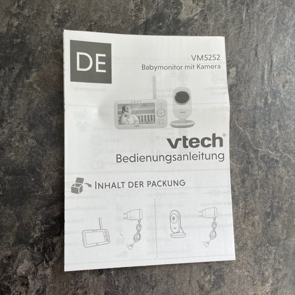 VTech VM5252 Babyphone Bedienungsanleitung