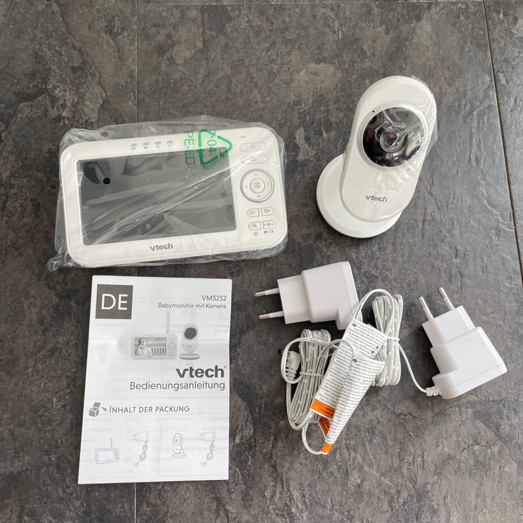 VTech VM5252 Babyphone Lieferumfang