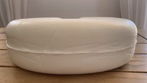 WELLGRO-Nackenkissen ohne Bezug von hinten