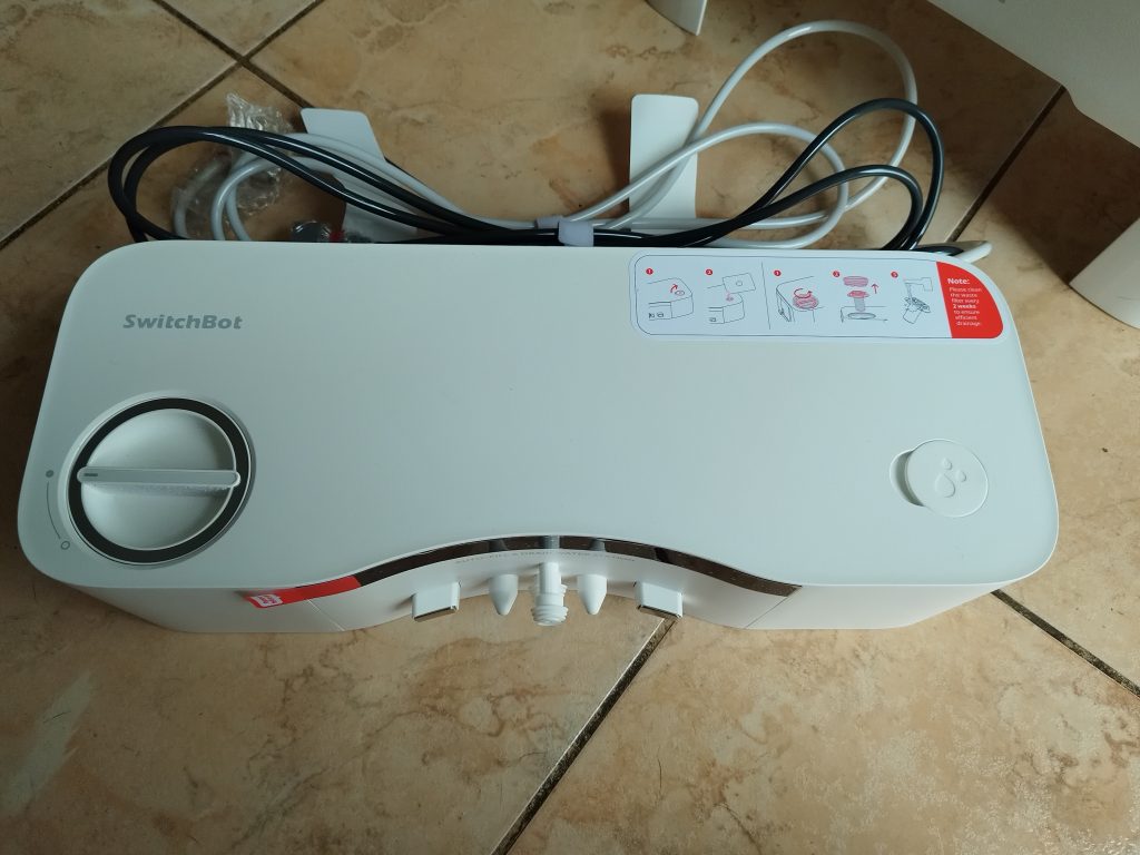 Wasserstation-des-SwitchBot-S10-Saug-Wisch-Roboters-ohne-Aufbau-von-oben