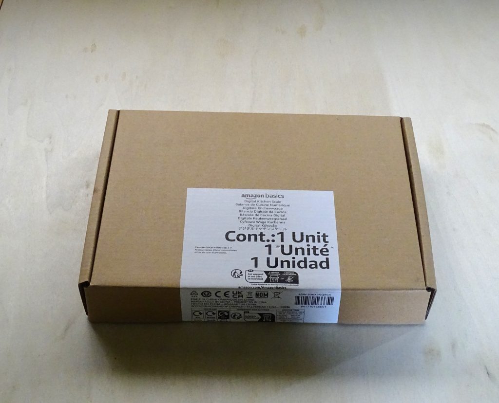 amazonbasics Küchenwaage Karton