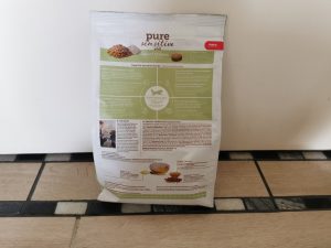 mera Pure Sensitive Insect Protein Hundefutter Beutel von hinten