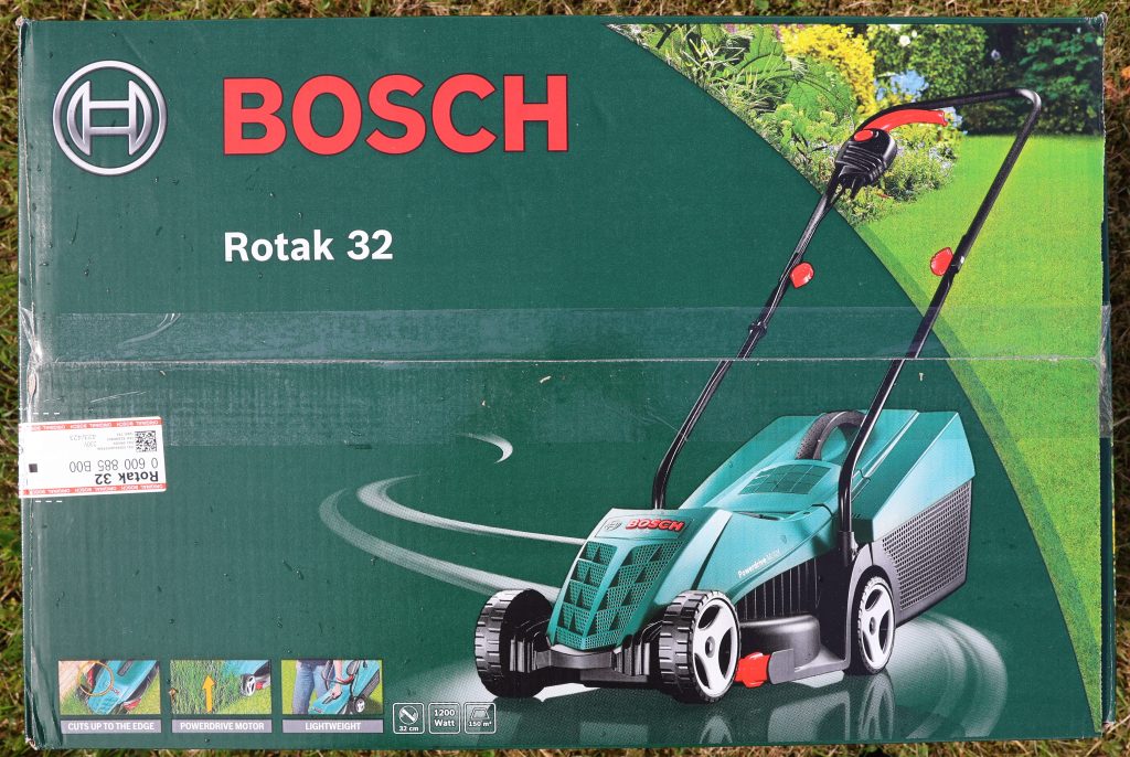 Bosch Rotak 32 Rasenmäher Karton
