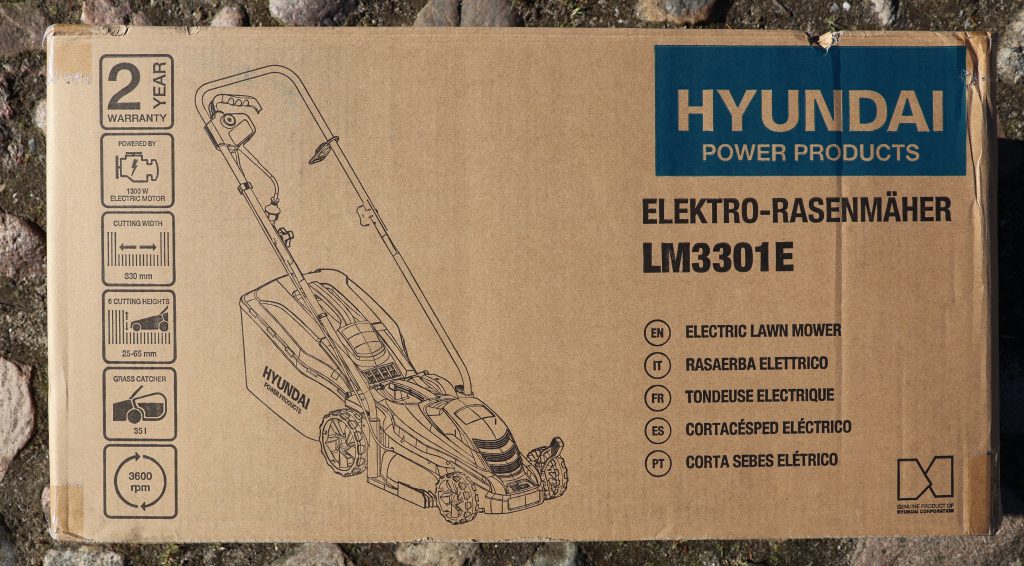 Hyundai LM3301E Rasenmäher Karton