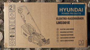 Hyundai LM3301E Rasenmäher Karton