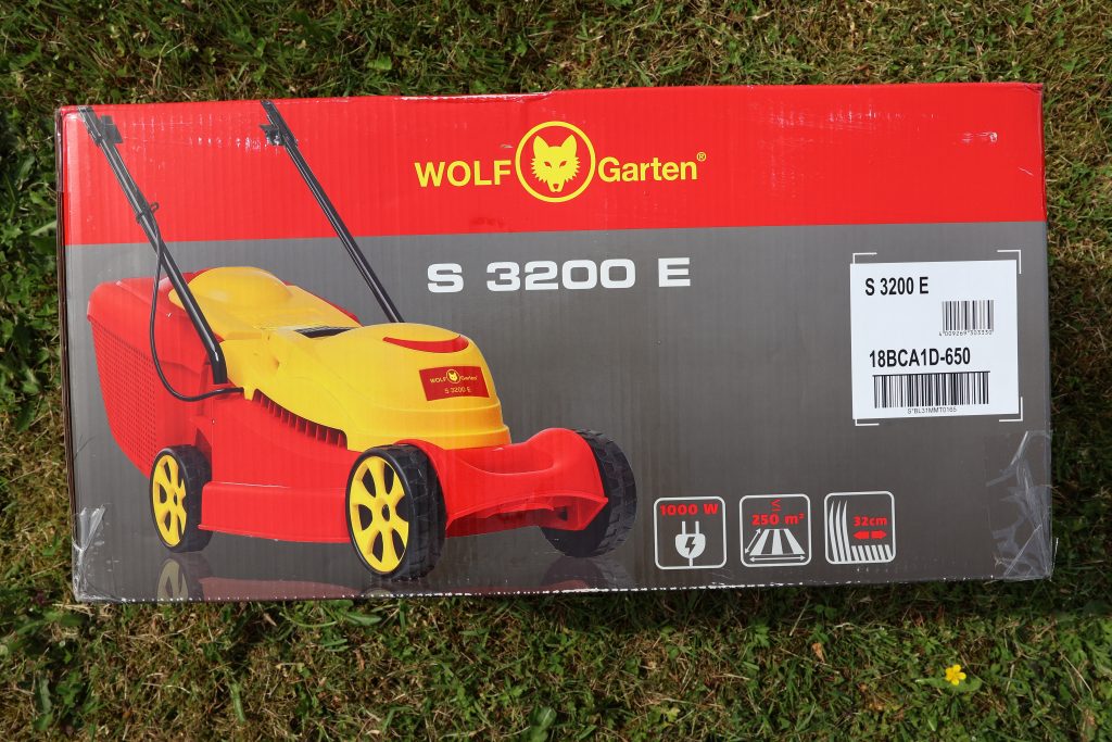 Wolf S3200 E Rasenmäher Karton