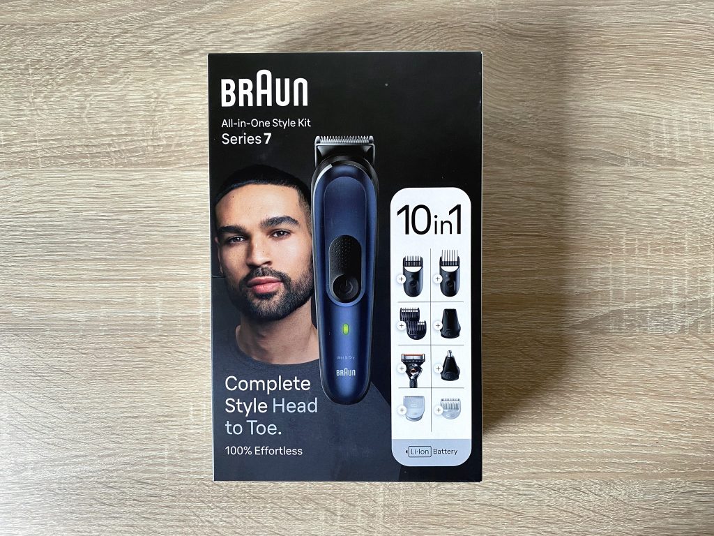 Braun Series 7 All-in-One Style Kit Haarschneider Verpackung