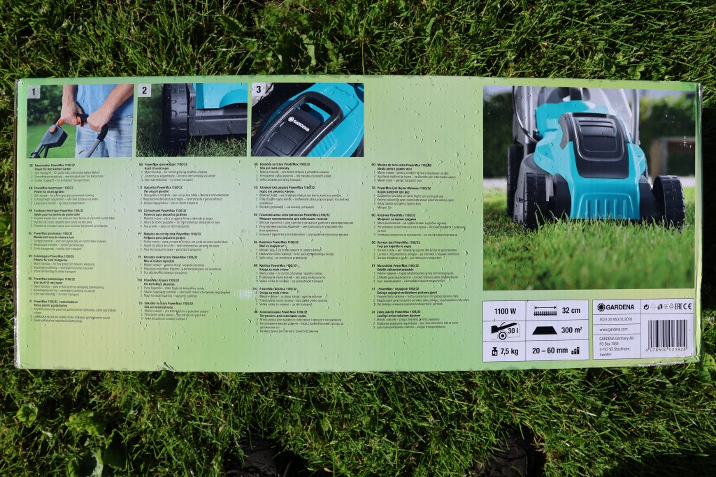 Gardena PowerMax 1100-32 Rasenmäher Karton 3