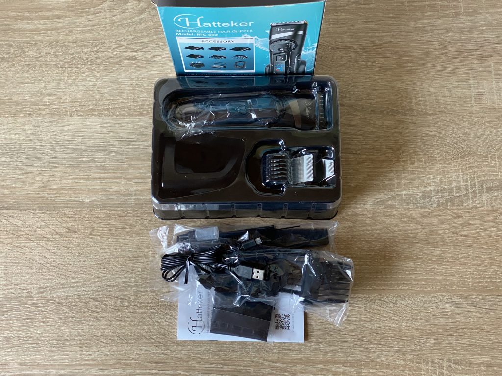 Hatteker RFC-692 Haarschneider in der Verpackung