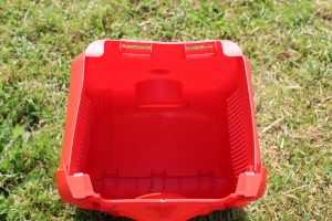 Wolf S3200 E Rasenmäher Grasfangbox innen