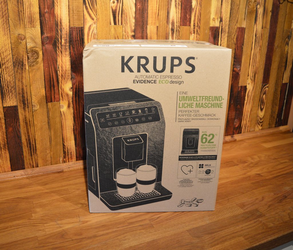 Krups EA897 Evidence Eco-Design Kaffeevollautomat Verpackung Vorne