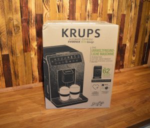 Krups EA897 Evidence Eco-Design Kaffeevollautomat Verpackung Vorne