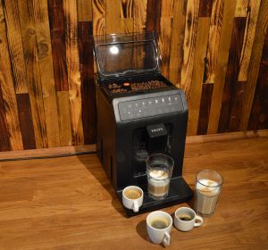 Krups EA897 Evidence Eco-Design Kaffeevollautomat mit Kaffegetränken