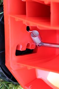 Wolf S3200 E Rasenmäher Schnitthöhenverstellung