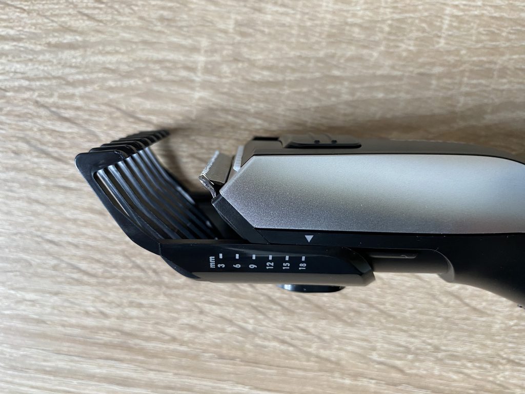 Grundig MC 6840 Haarschneider Kammaufsatz eins auf höchste Schnittstufe