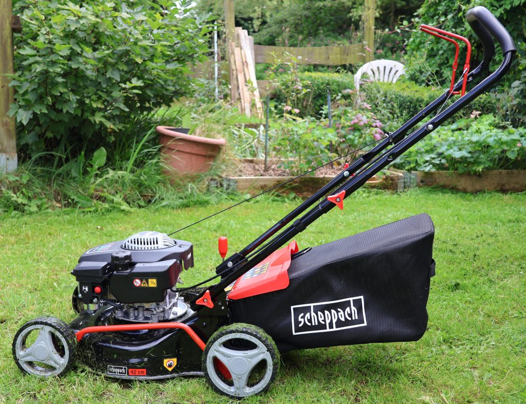Scheppach RM420 Rasenmäher Seitenansicht