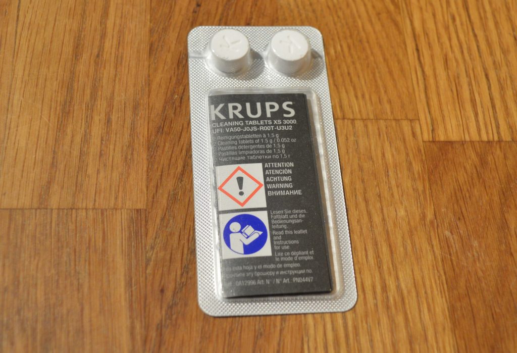 Krups EA897 Evidence Eco-Design Kaffeevollautomat Zubehör Reinigungstabletten