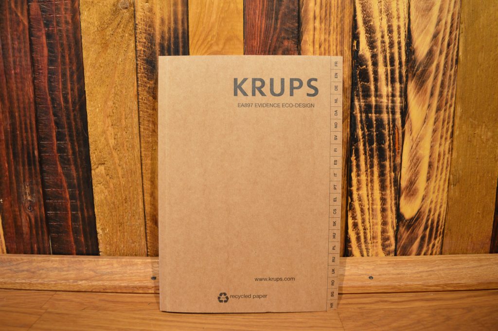 Krups EA897 Evidence Eco-Design Kaffeevollautomat Bedienungsanleitung