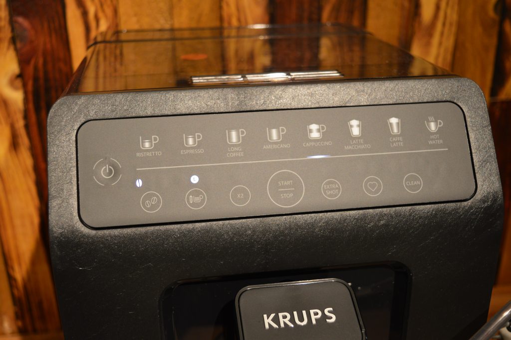 Krups EA897 Evidence Eco-Design Kaffeevollautomat Bedienpanel Bedienfläche
