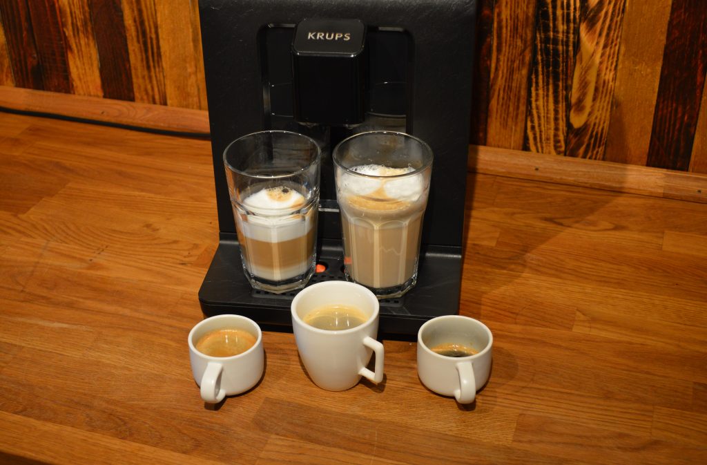 Krups EA897 Evidence Eco-Design Kaffeevollautomat Kaffespezialitäten