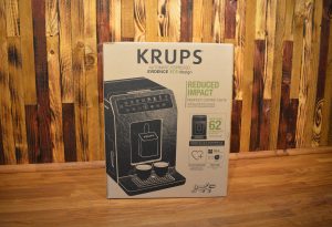 Krups EA897 Evidence Eco-Design Kaffeevollautomat Verpackung Hinten