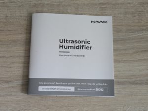 Anleitung des Homvana H101 Luftbefeuchters