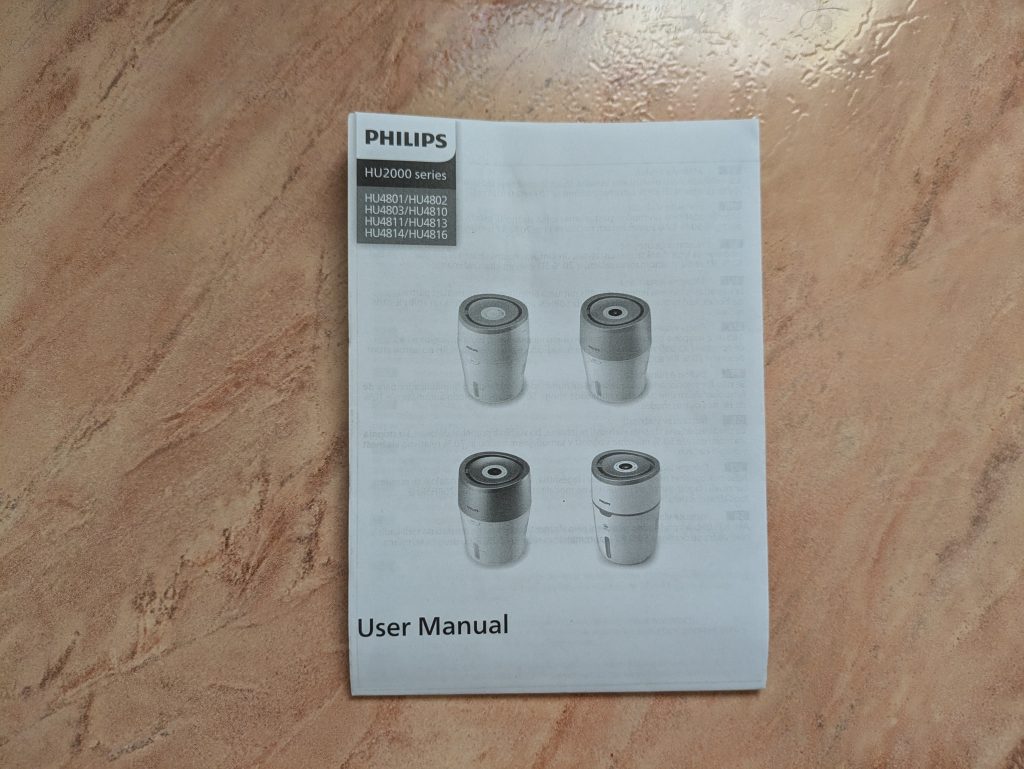 Anleitung des Philips 2000 Series 481410 Luftbefeuchters