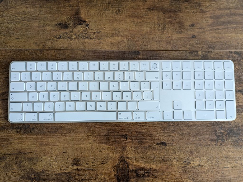Apple Magic Tastatur von vorne