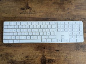 Apple Magic Tastatur von vorne