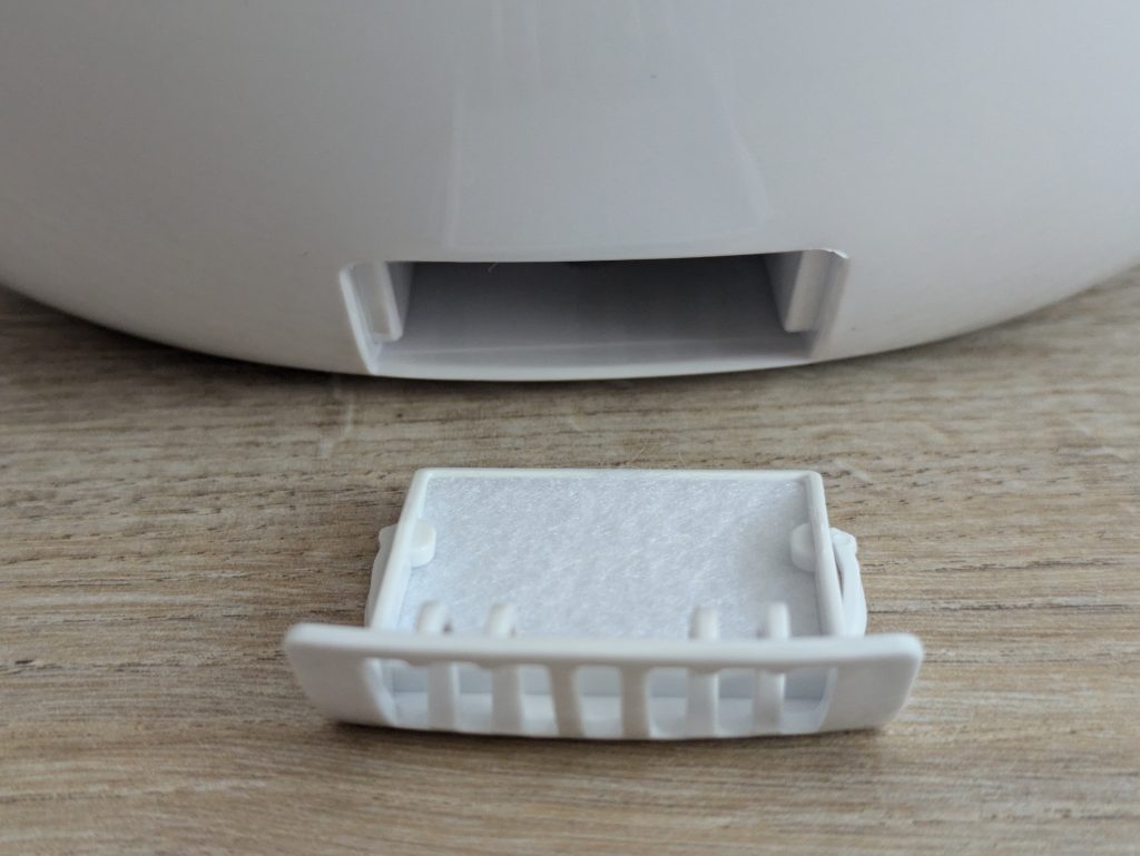 Aromafach des Beurer LB 37 Luftbefeuchters geöffnet