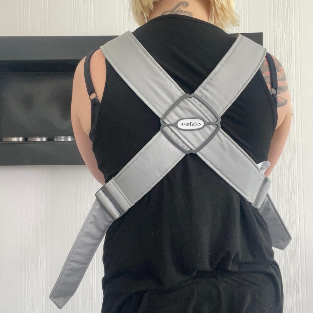 BabyBjörn Mini Babytrage Rückansicht