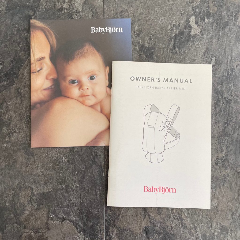 BabyBjörn Mini Babytrage Bedienungsanleitung