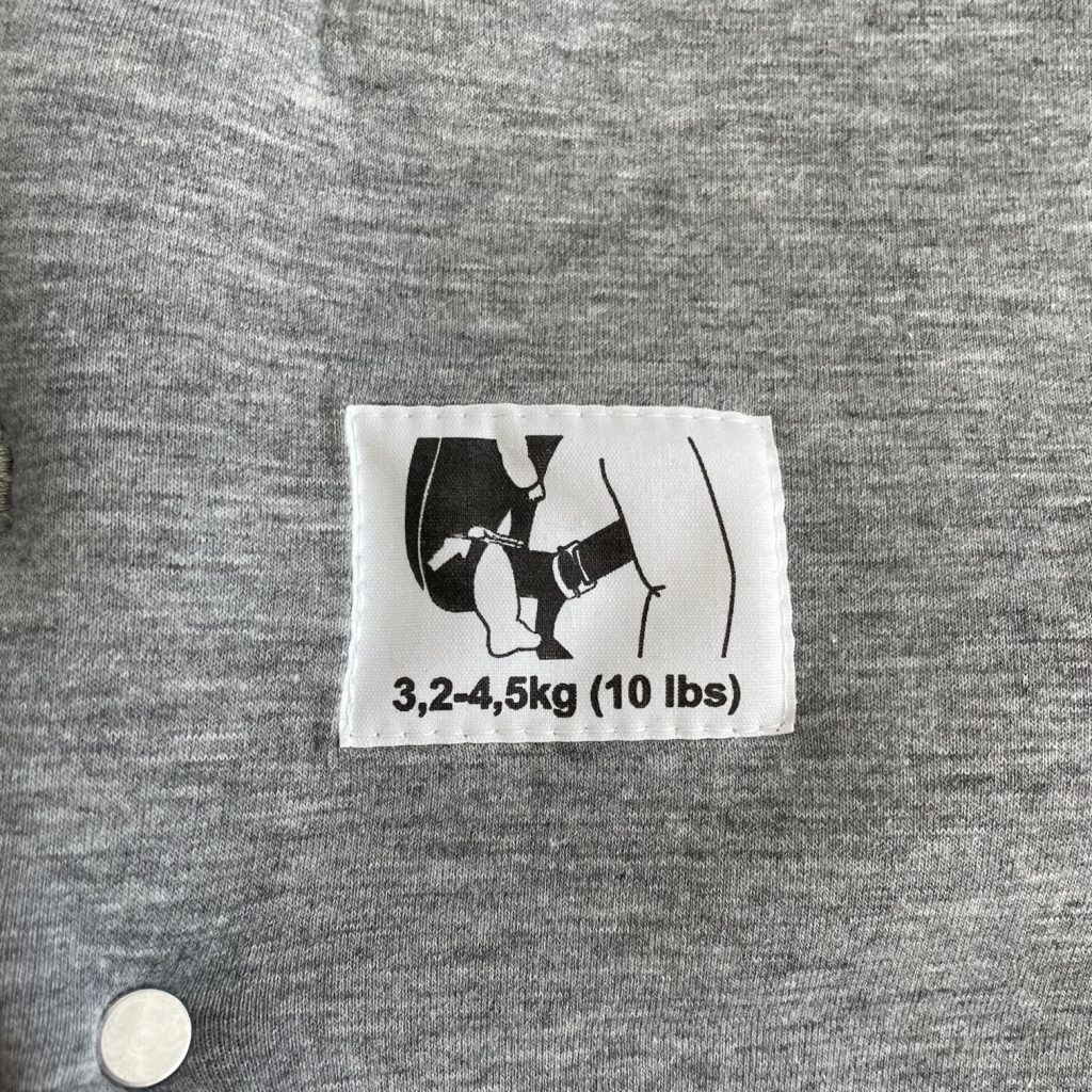 BabyBjörn Mini Babytrage Etikett