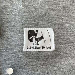 BabyBjörn Mini Babytrage Etikett