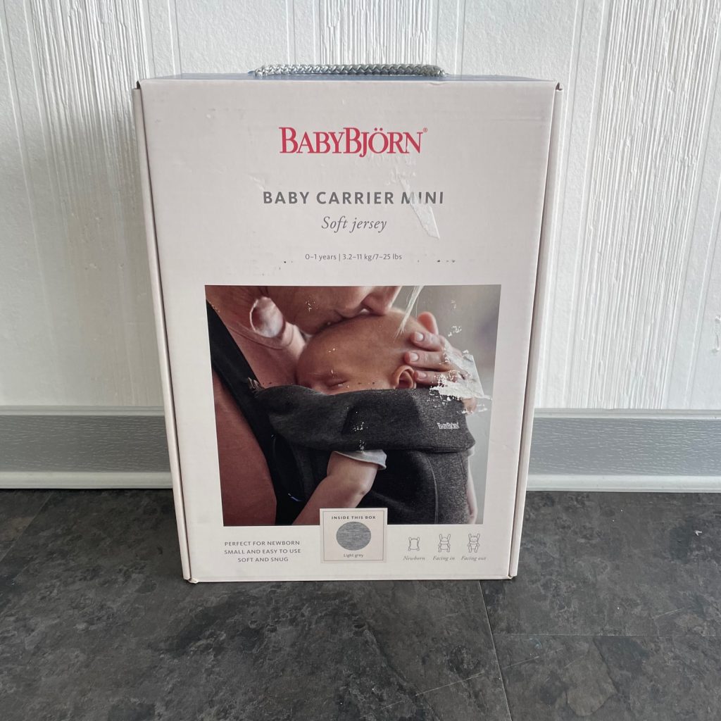 BabyBjörn Mini Babytrage Verpackung