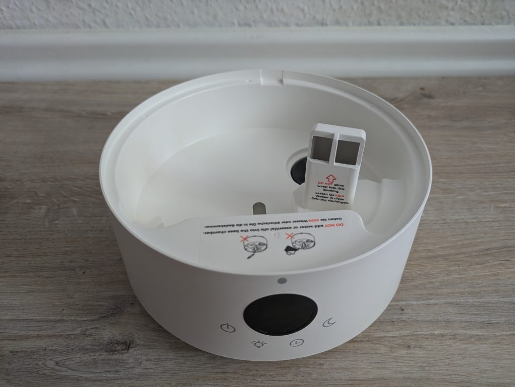 Basis des Homvana H101 Luftbefeuchters