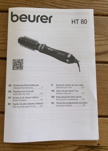 Beurer HT 80 Warmluftbürste Bedienungsanleitung