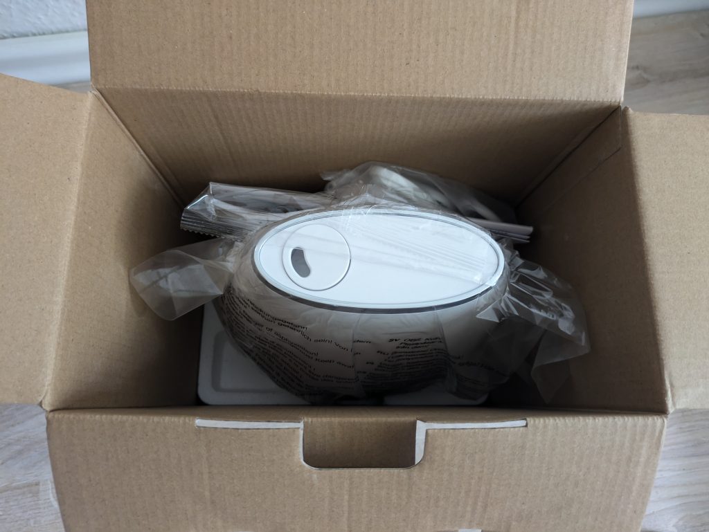 Beurer LB 37 Luftbefeuchter Verpackung geöffnet