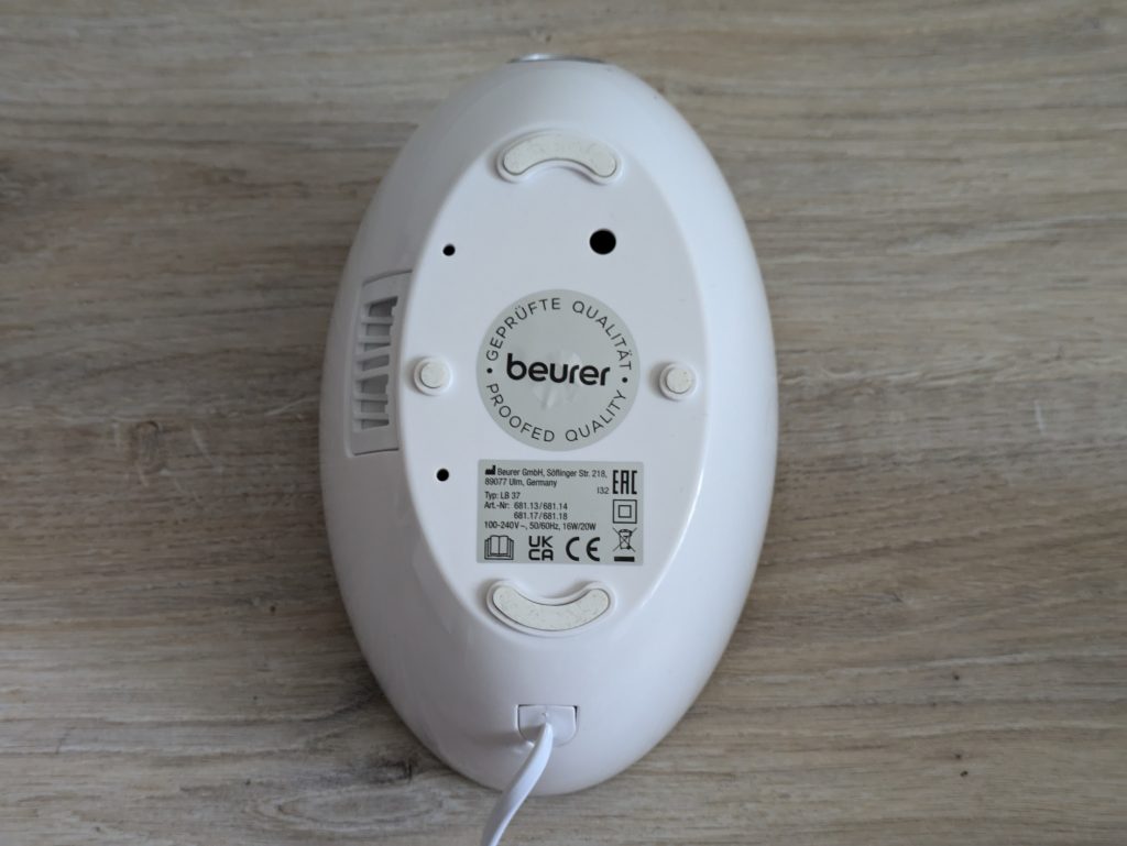 Beurer LB 37 Luftbefeuchter von unten