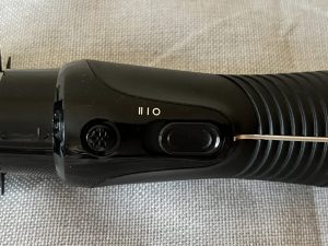 Braun Satin Hair 7 IONTEC Airstyler Warmluftbürste Nahaufnahme Bedienelemente