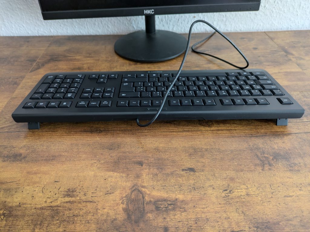 Cherry KC1000 Tastatur von hinten
