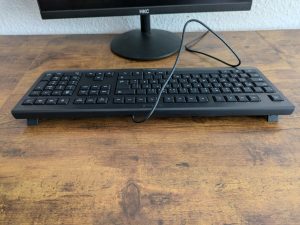 Cherry KC1000 Tastatur von hinten