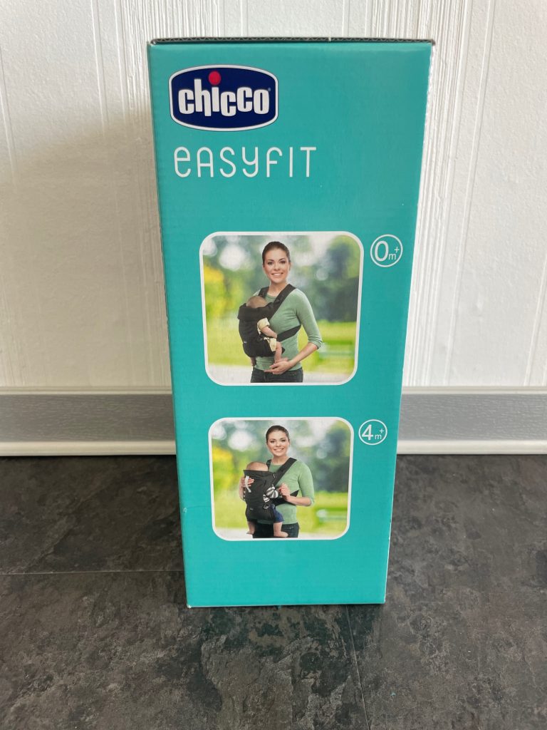 Chicco EasyFit Babytrage Verpackung Seitenansicht