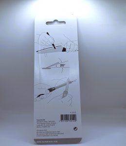 Victorinox Dual Messerschärfer Bedienungsanleitung Rückseite Verpackung