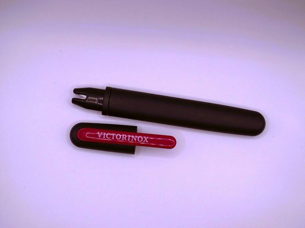 Victorinox Dual Messerschärfer obere Kappe abgezogen