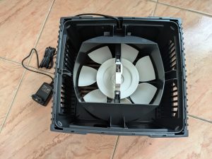 Deckel des Venta LW15 Luftbefeuchters von unten